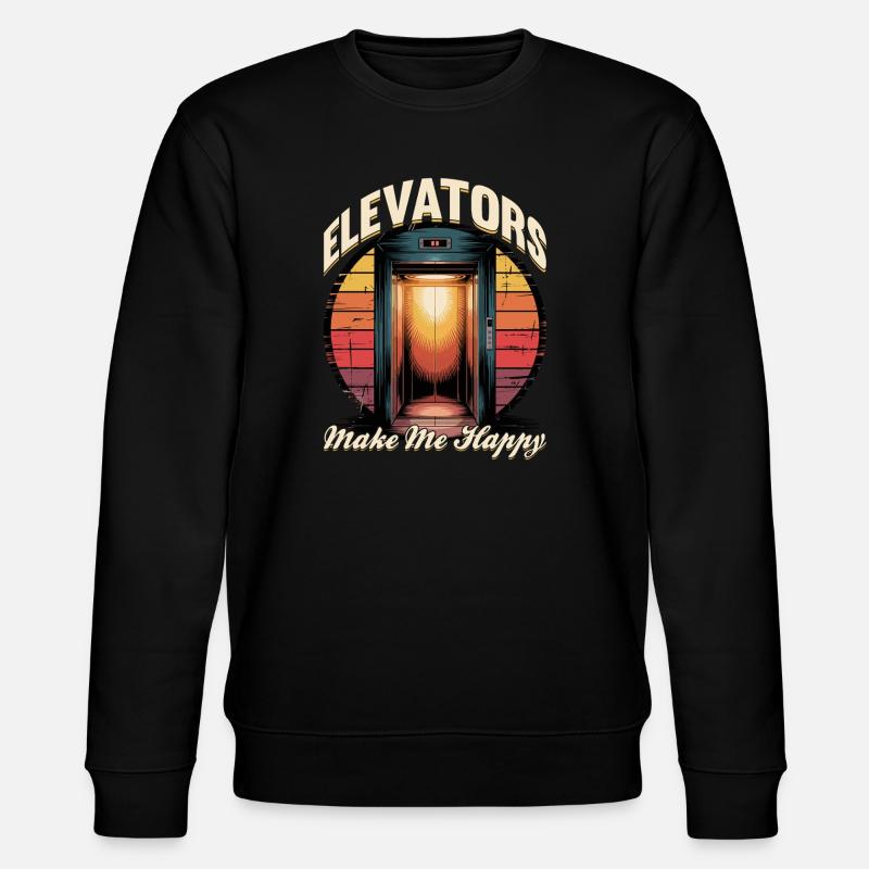 Ascenseur pour tout-petits et enfants - Sweat bio CHANGER Stanley/Stella Unisexe - noir