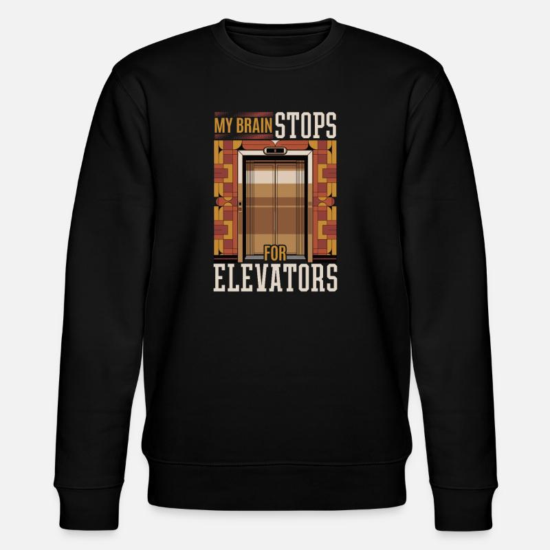 Elevator toddler & kids - Stanley/Stella Unisex Bio-Sweatshirt CHANGER  - Schwarz