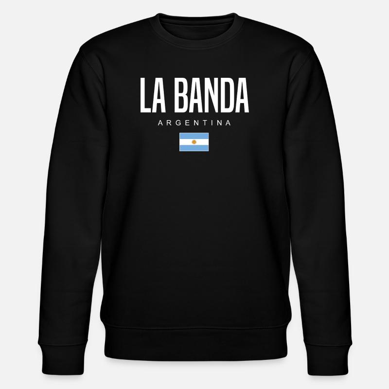 La Banda Argentinien Argentinier - Stanley/Stella Unisex Bio-Sweatshirt CHANGER - Schwarz