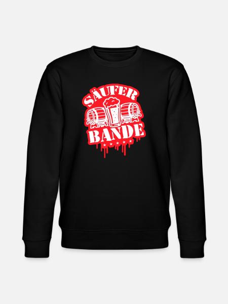 Säufer Bande Bier - Stanley/Stella Unisex Bio-Sweatshirt CHANGER - Schwarz