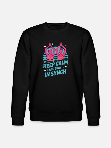 Synchronschwimmen Kunstschwimmen Wassersport - Stanley/Stella Unisex Bio-Sweatshirt CHANGER - Schwarz