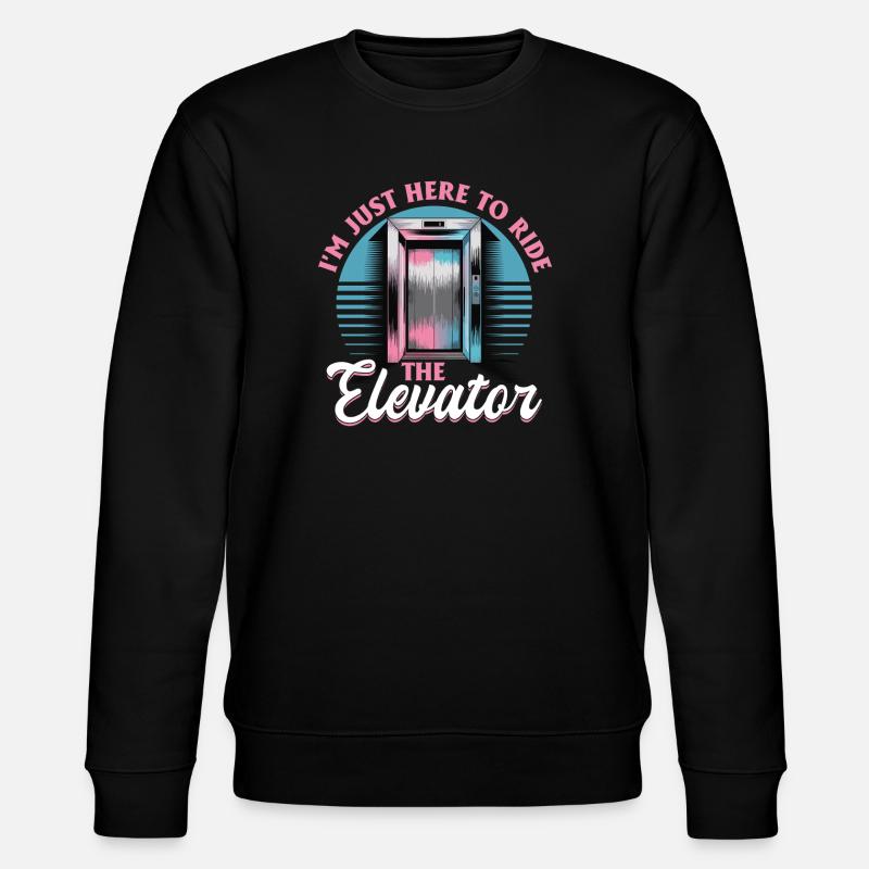 Elevator toddler & kids - Stanley/Stella Unisex Bio-Sweatshirt CHANGER  - Schwarz