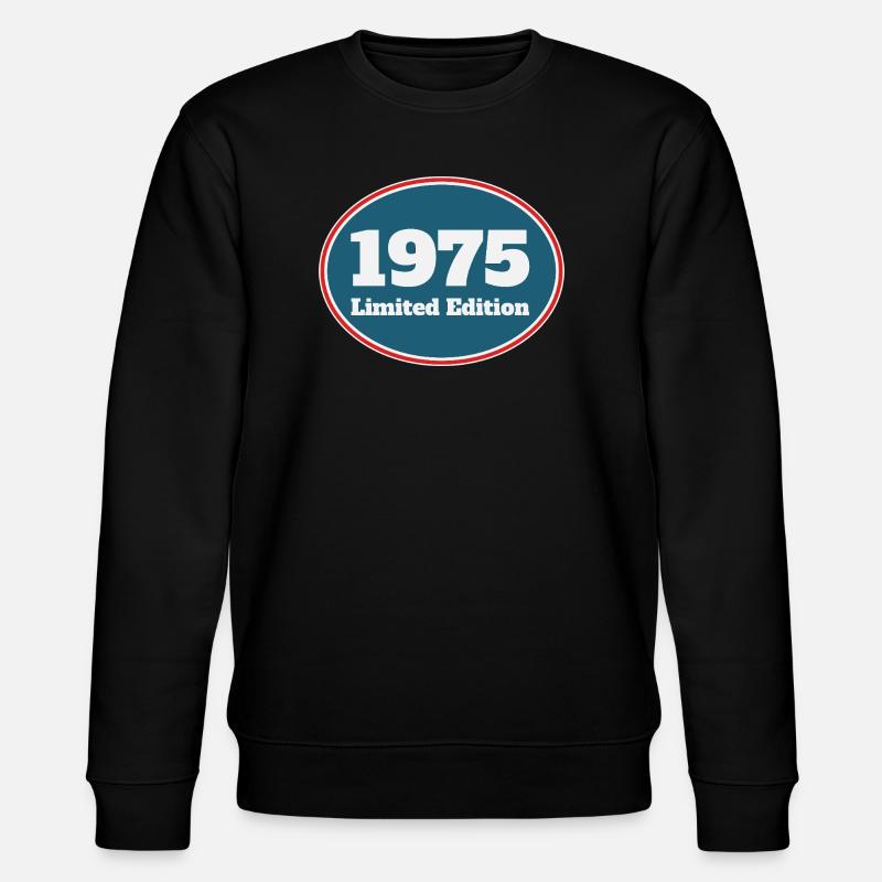 1975 Limited Edition  - Stanley/Stella Unisex Bio-Sweatshirt CHANGER  - Schwarz