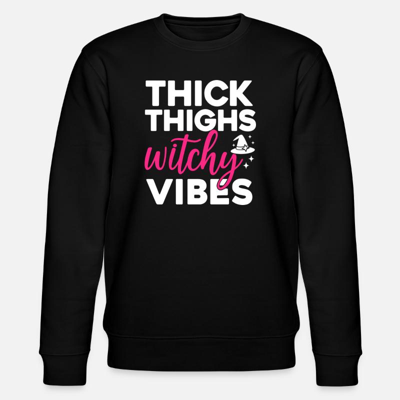 Witchy Vibes Magical Witch Style - Stanley/Stella CHANGER Unisex Organic Sweatshirt - black