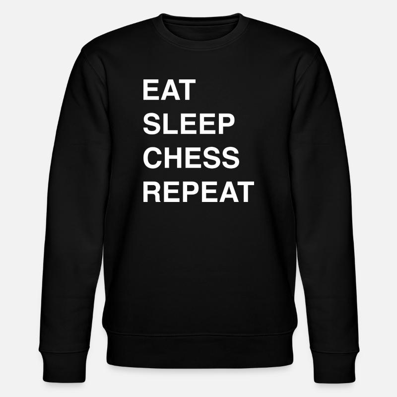 Chess ideas and chess sayings - Stanley/Stella CHANGER Unisex Organic Sweatshirt - black