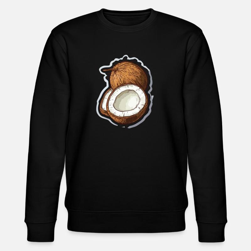 Kokosnuss Coconut - Sweat bio CHANGER Stanley/Stella Unisexe - noir
