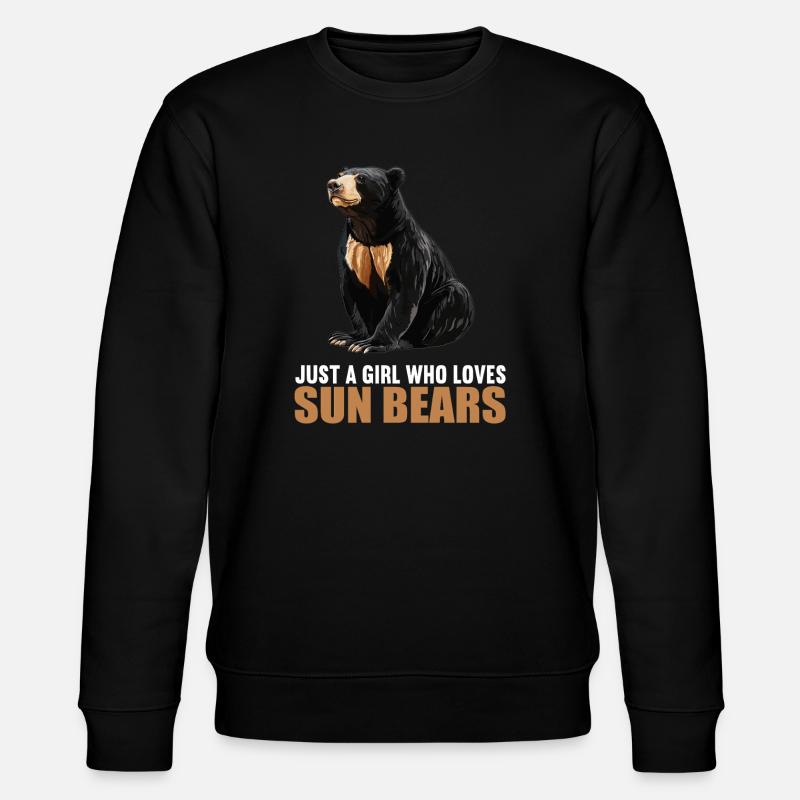 Ours du Soleil Ours Malais - Sweat bio CHANGER Stanley/Stella Unisexe - noir