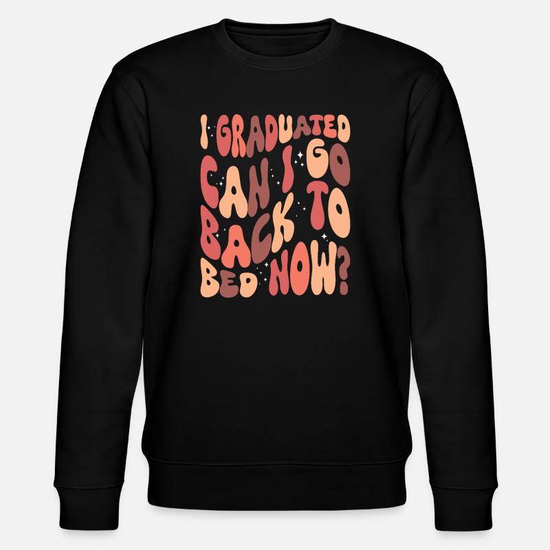 Abschluss Spruch Universität Absolvent - Stanley/Stella Unisex Bio-Sweatshirt CHANGER  - Schwarz