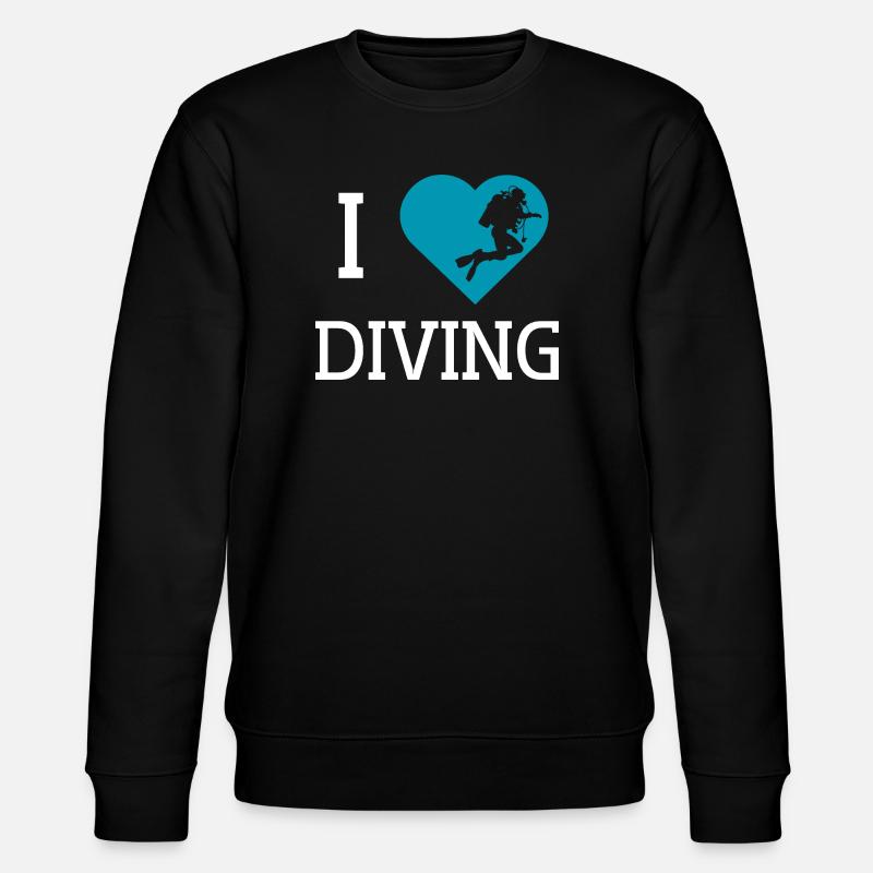 J’adore T-shirt de plongée - Sweat bio CHANGER Stanley/Stella Unisexe - noir