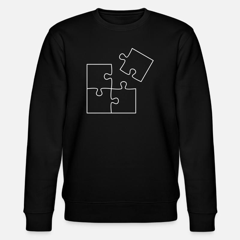 Puzzle - Stanley/Stella CHANGER Unisex Organic Sweatshirt - black