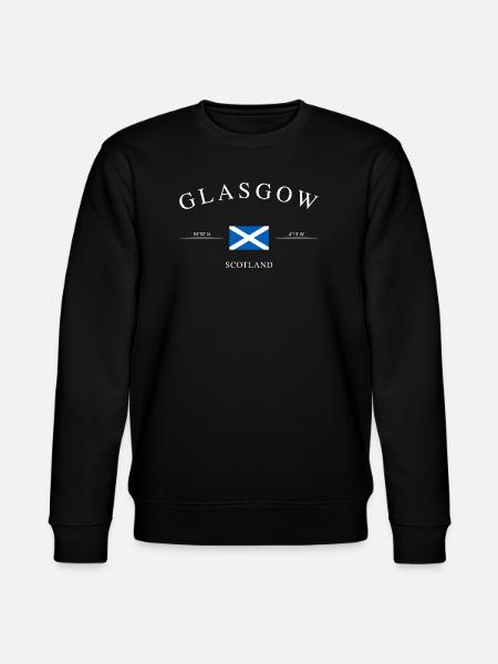 Glasgow Scotland – Holiday Souvenir & Gift - Stanley/Stella CHANGER Unisex Organic Sweatshirt - black