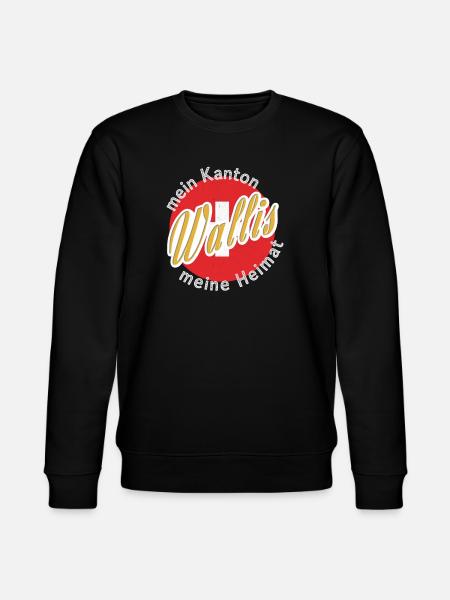 My homeland Valais gift - Stanley/Stella CHANGER Unisex Organic Sweatshirt - black