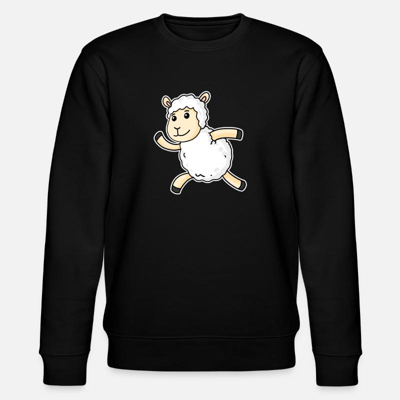 Moutons drôles qui courent - Sweat bio CHANGER Stanley/Stella Unisexe - noir