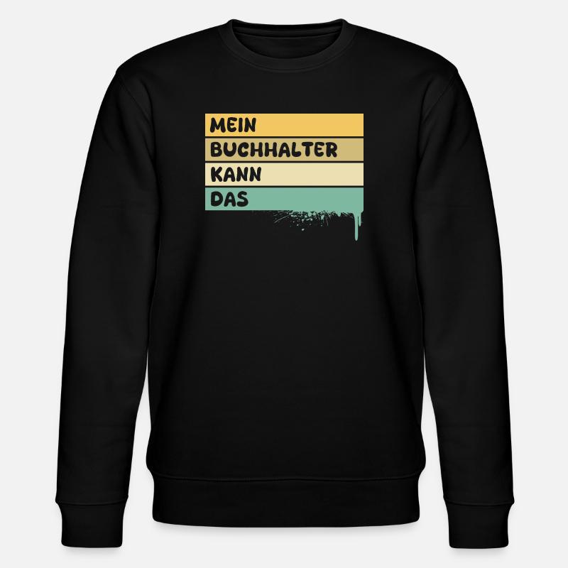 Beruf Buchhalter - Stanley/Stella Unisex Bio-Sweatshirt CHANGER  - Schwarz