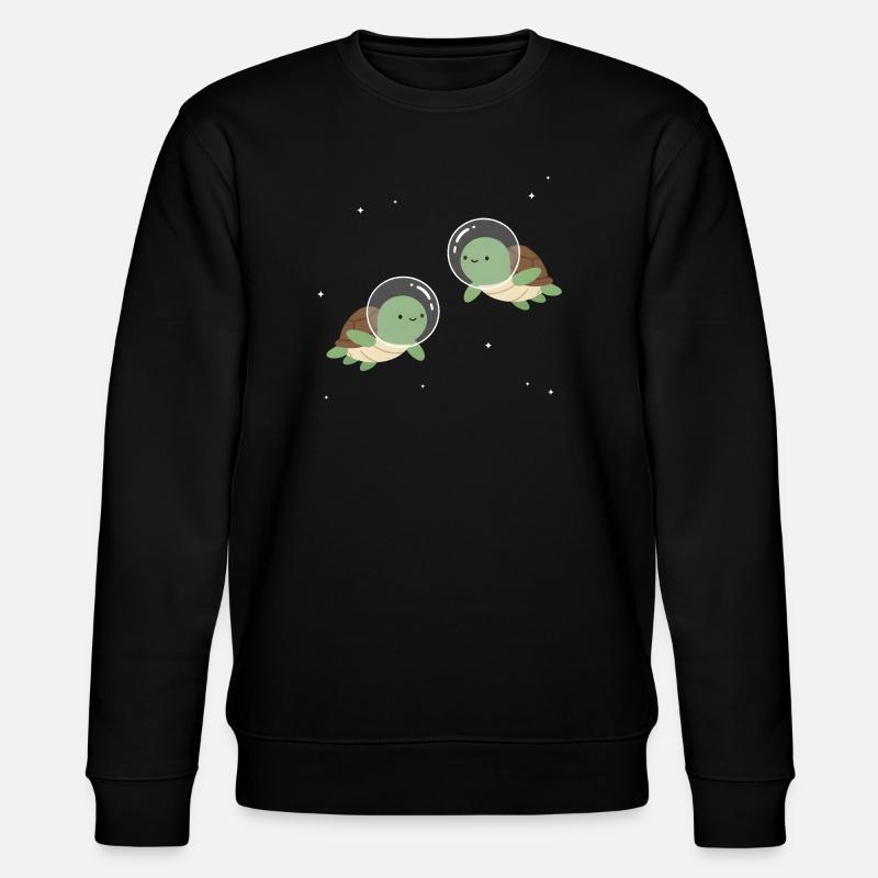 Tortues de l’espace mignonnes - Sweat bio CHANGER Stanley/Stella Unisexe - noir