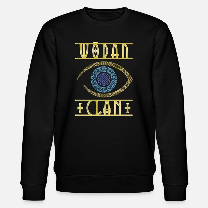 Odin Wikinger-Auge - Stanley/Stella Unisex Bio-Sweatshirt CHANGER  - Schwarz