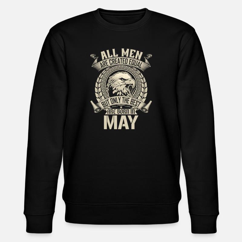 Eagle Loyalty May Anthem Design - Stanley/Stella CHANGER Unisex Organic Sweatshirt - black