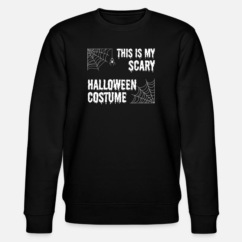 Scary Halloween Costume - Stanley/Stella Unisex Bio-Sweatshirt CHANGER  - Schwarz
