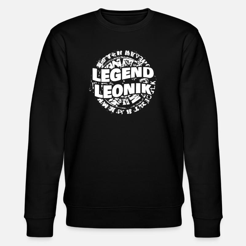 Mann Leonik - Stanley/Stella Unisex Bio-Sweatshirt CHANGER - Schwarz