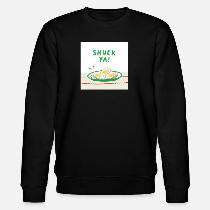 Design drôle d’huître - Sweat bio CHANGER Stanley/Stella Unisexe - noir