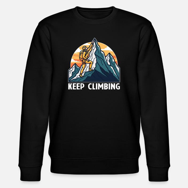 Continuer à grimper Mountaineering Design - Sweat bio CHANGER Stanley/Stella Unisexe - noir