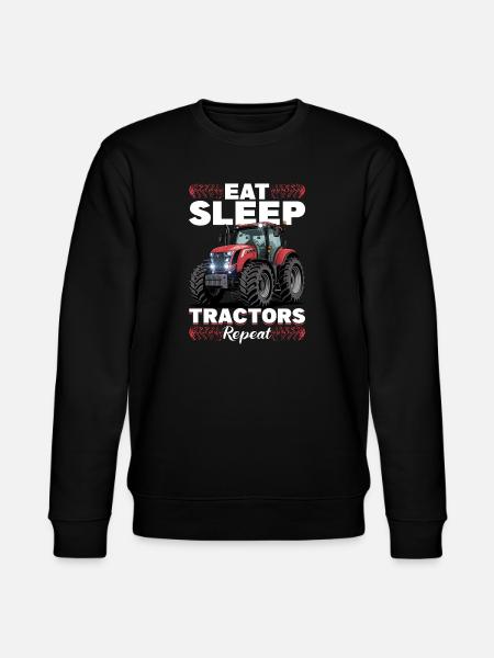 Tractor Kids Farm Lifestyle - Stanley/Stella CHANGER Unisex Organic Sweatshirt - black