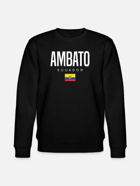 Ambato Ecuador Ecuadorians - Stanley/Stella CHANGER Unisex Organic Sweatshirt - black
