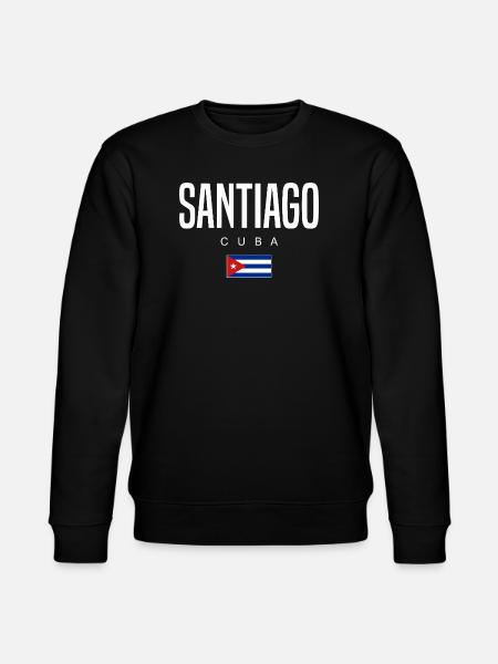 Santiago Cuba Cubans - Stanley/Stella CHANGER Unisex Organic Sweatshirt - black