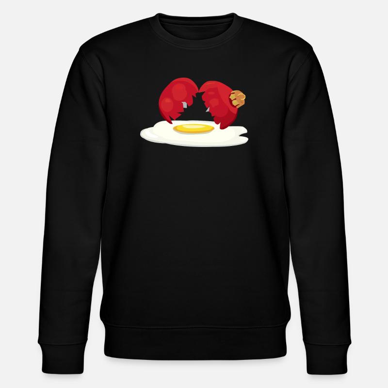 Boule de Noël œuf cassé - Sweat bio CHANGER Stanley/Stella Unisexe - noir