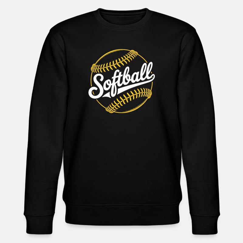 Softball - Stanley/Stella Unisex Bio-Sweatshirt CHANGER  - Schwarz