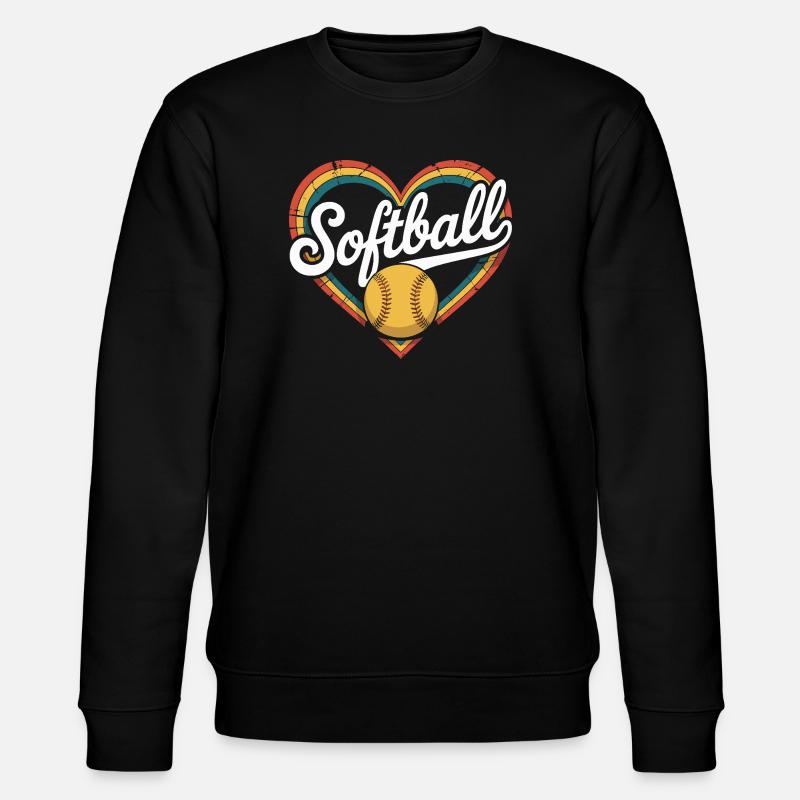 Softball du cœur - Sweat bio CHANGER Stanley/Stella Unisexe - noir
