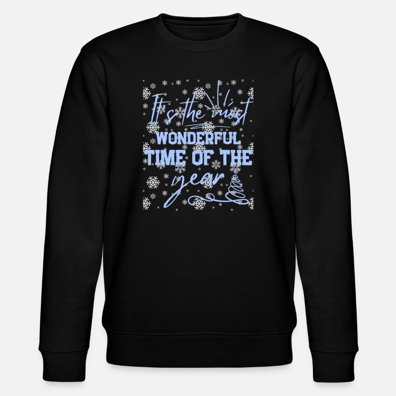 Citation de Noël Vacances d’hiver - Sweat bio CHANGER Stanley/Stella Unisexe - noir