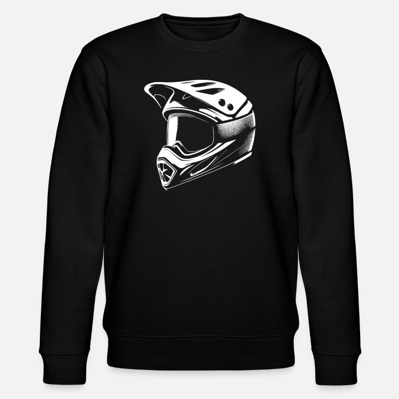 Illustration de casque de motocross - Sweat bio CHANGER Stanley/Stella Unisexe - noir