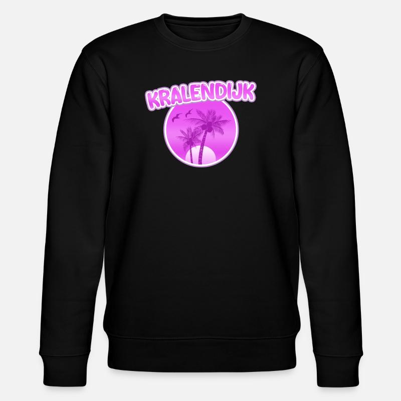 Kralendijk - Stanley/Stella Unisex Bio-Sweatshirt CHANGER  - Schwarz