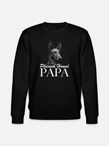 Pharaoh Hound Dad - Stanley/Stella CHANGER Unisex Organic Sweatshirt - black