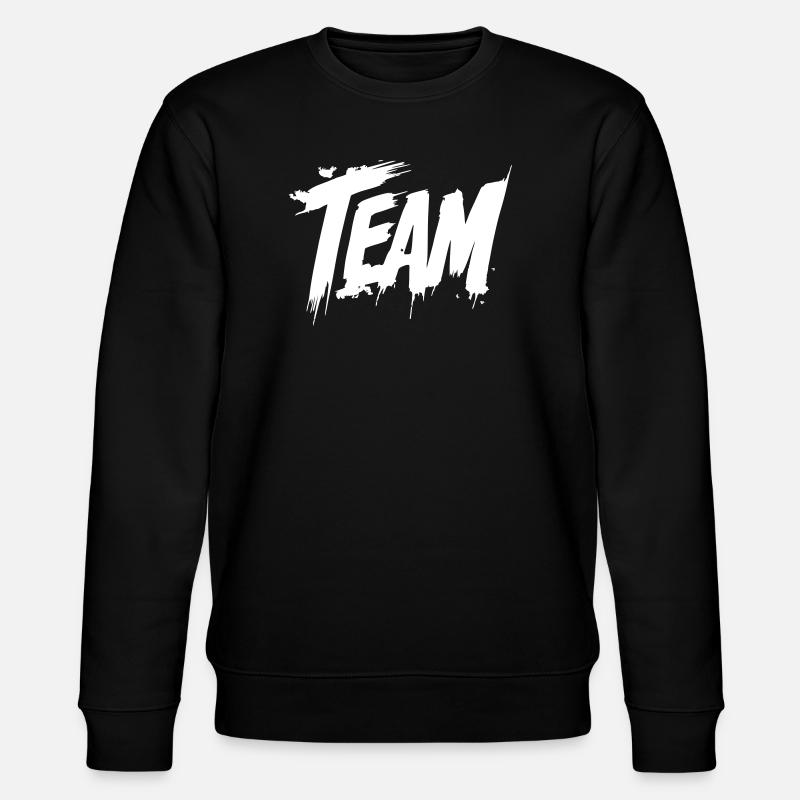 Team Gruppe - Stanley/Stella Unisex Bio-Sweatshirt CHANGER  - Schwarz
