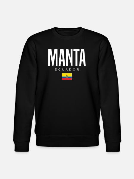 Manta Ecuador Ecuadorian - Stanley/Stella CHANGER Unisex Organic Sweatshirt - black