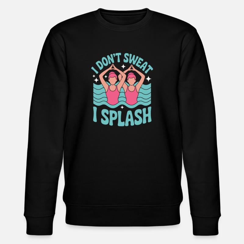 Synchronschwimmen Kunstschwimmen Wassersport - Stanley/Stella Unisex Bio-Sweatshirt CHANGER  - Schwarz