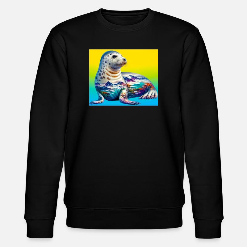 Phoque - Sweat bio CHANGER Stanley/Stella Unisexe - noir