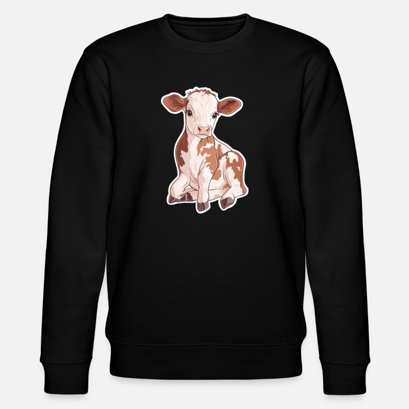 Vache - Sweat bio CHANGER Stanley/Stella Unisexe - noir