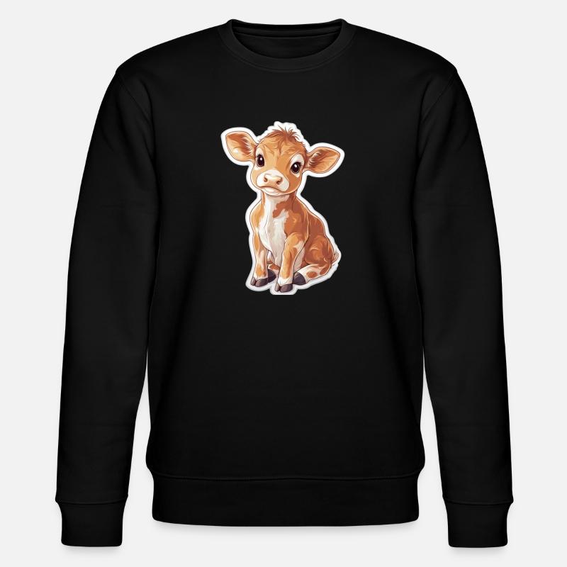 Vache - Sweat bio CHANGER Stanley/Stella Unisexe - noir