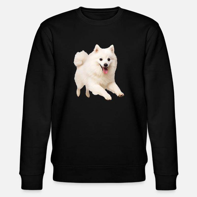 Japan Spitz - Stanley/Stella Unisex Bio-Sweatshirt CHANGER  - Schwarz
