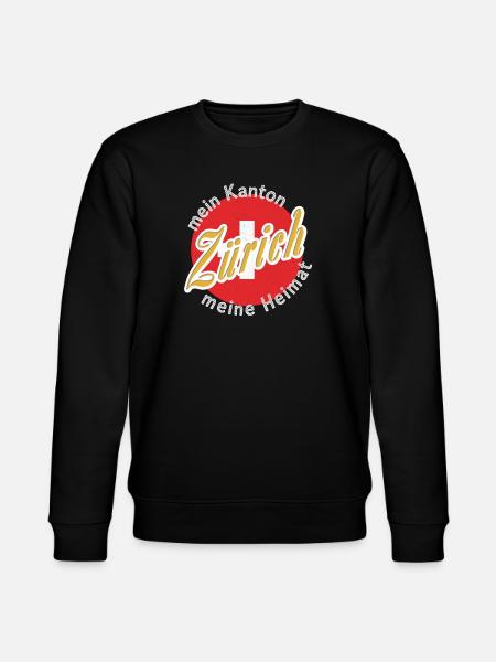 My homeland Zuarich gift - Stanley/Stella CHANGER Unisex Organic Sweatshirt - black