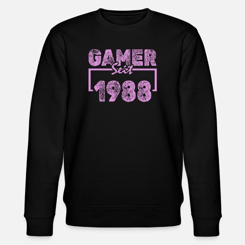 1988 - Stanley/Stella Unisex Bio-Sweatshirt CHANGER  - Schwarz