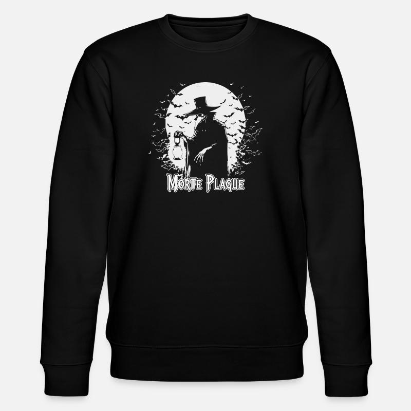 Mystical Witchcraft Moon Design - Stanley/Stella CHANGER Unisex Organic Sweatshirt - black