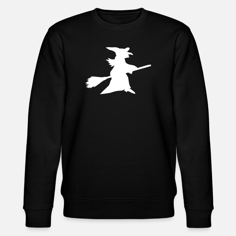 Märchenhafte Zauberhexe im Wald - Stanley/Stella Unisex Bio-Sweatshirt CHANGER  - Schwarz