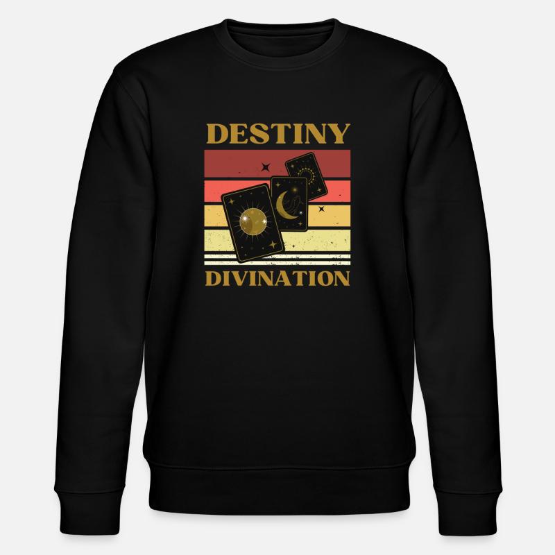 DESTIN ET TAROT DIVINATION - Sweat bio CHANGER Stanley/Stella Unisexe - noir