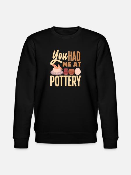 You had me love with potters - Stanley/Stella CHANGER Unisex Organic Sweatshirt - black