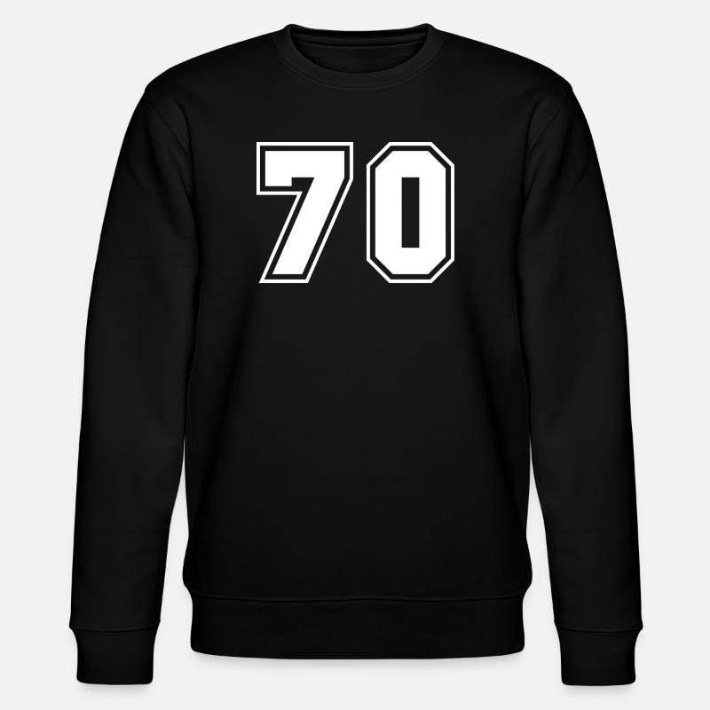 Numéros sportifs Design 70 - Sweat bio CHANGER Stanley/Stella Unisexe - noir