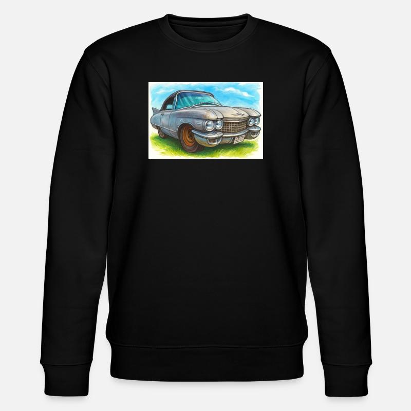 Retro Classic Cad -60 - Stanley/Stella Unisex Bio-Sweatshirt CHANGER  - Schwarz